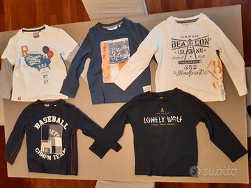 5 maglie M/l bimbo 4/5 a (4 Original Marines+1OVS)