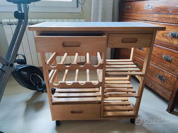 mobiletto con ruote 