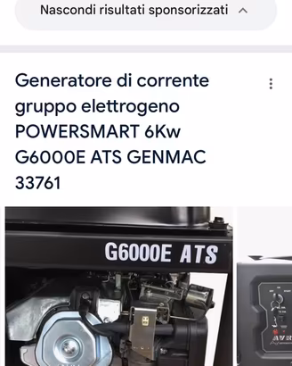 Grneratore corrente trattabile