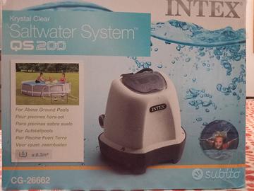 Clorinatore INTEX NUOVO + 3 sacchi sale da 25 kg