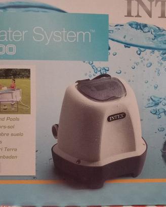 Clorinatore INTEX NUOVO + 3 sacchi sale da 25 kg