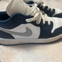 Nike jordan bianco blu