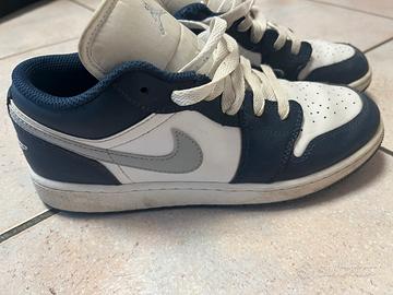 Nike jordan bianco blu