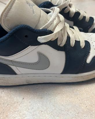 Nike jordan bianco blu