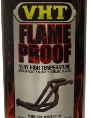 Vernice Alta Temperatura Flame Proof VHT Nero fino