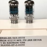 Valvole JAN PHILIPS 5814A NOS NIB (= E82CC =12AU7)