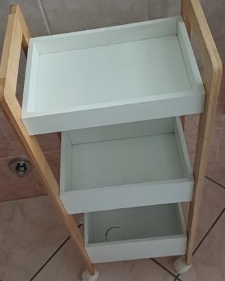 Carrello bagno bamboo
