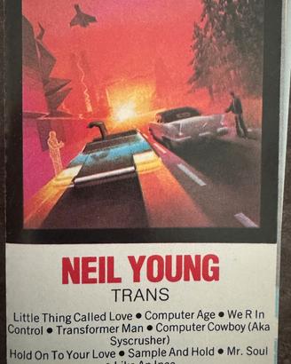 Cassetta MC -  Neil Young – TRANS - Geffen Dolby