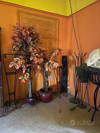 Vasi, contenitori metallo, tappeti per addobbi