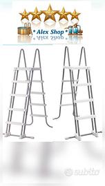 Scaletta Piscina 122cm e 132cm PRONTA CONSEGNA 