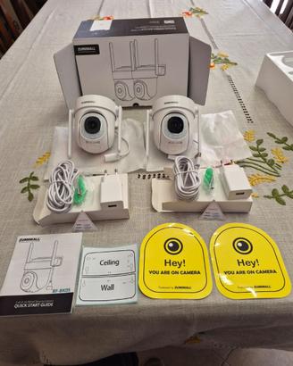 Zumimall * 2 Telecamere di sicurezza per esterni W