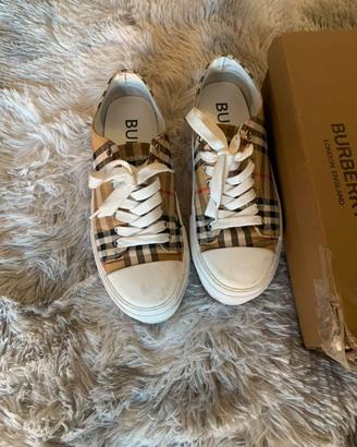 Sneakers Canvas Motivo Vintage Check - Taglia 41 -