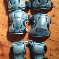 Set di protezioni sportive roller, snowboard