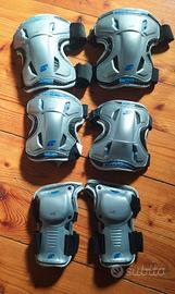 Set di protezioni sportive roller, snowboard