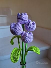 4 tulupani lilla uncinetto 