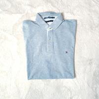 polo Tommy Hilfiger uomo taglia XL grigio regular 