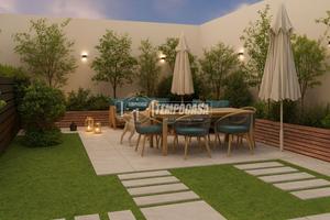 3 LOCALI CON GIARDINO DI 11 MQ IN STABILE DI NUOVA