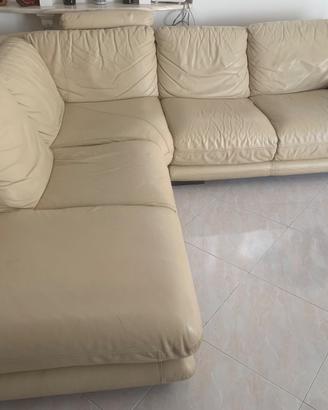 Divano in pelle chateau d’Ax