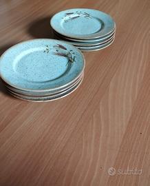  9 piatti  vintage Tułowice da dessert 