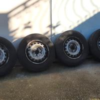 Gomme estive mis. 155/80 R13 montate su cerchi