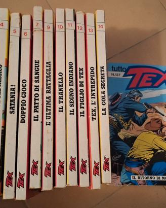13 fumetti tutto tex numeri disponibili in elenco