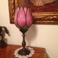 Lampada liberty vintage fiore