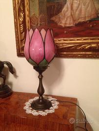 Lampada liberty vintage fiore