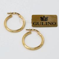 Orecchini a cerchio in oro giallo 18 kt E.10