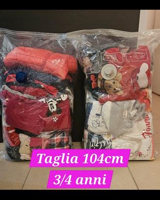 Abbigliamento misto taglia 104 cm 3-4 anni