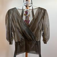Blusa effetto trasparente