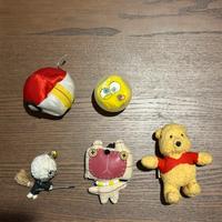 5 mini peluche