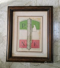 Fascio P.N.F. Partito Nazionale Fascista 