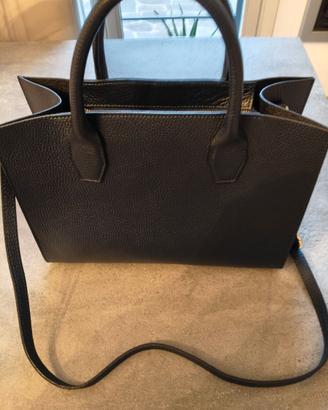 Borsa da donna in pelle blu