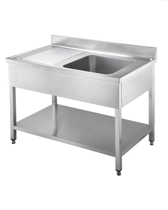 Lavello  1 vasca con base 120 x 70 x 90 cm