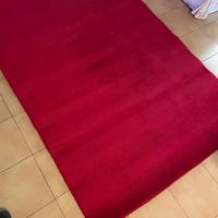 Tappeto IKEA rosso rettangolare