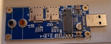 Exvist 5GM2A (adattatore LTE/5G M.2 verso USB)