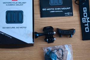 supporto per action CAM per casco hjc rpha 91