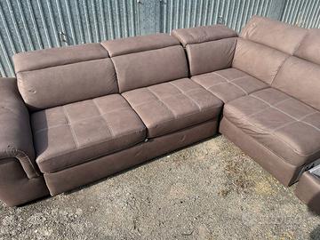 Divano angolare, divano letto matrimoniale