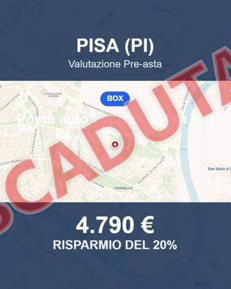 Immobile in asta di 14 m² a Pisa