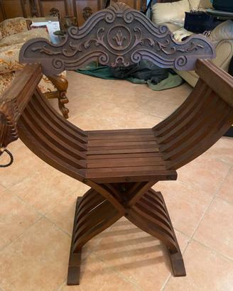 sedia in legno pieghevole