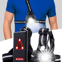 Luce di Corsa LED Ricaricabile USB Tracolla IPX5