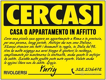 Appartamento o casa adatta per una persona