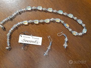Collane e orecchini  swarovski 