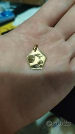 medaglietta battesimo oro 18k
