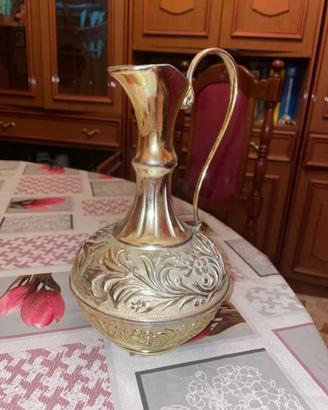 Brocca Caraffa Vintage AGAD 1981 in Metallo Dorato