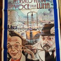 Manifesto originale cinema La Voce della Luna