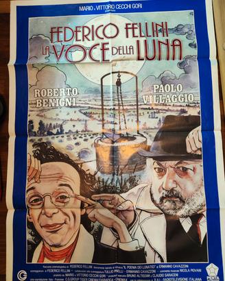 Manifesto originale cinema La Voce della Luna