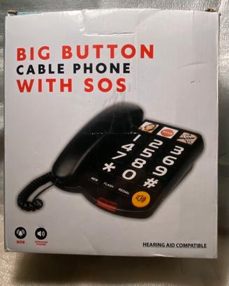 Telefono fisso con tasti grandi , ideale per anzia