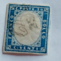 Antichi stati Sardegna- francobollo 15Aa