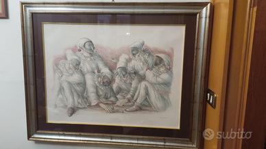 Quadro di Domenico Purificato e cornice